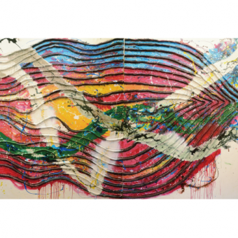 前川 強 ドンゴロスは生かされている。 色と形と物質による純粋抽象表現で発言する。 - 軽井沢ニューアートミュージアム