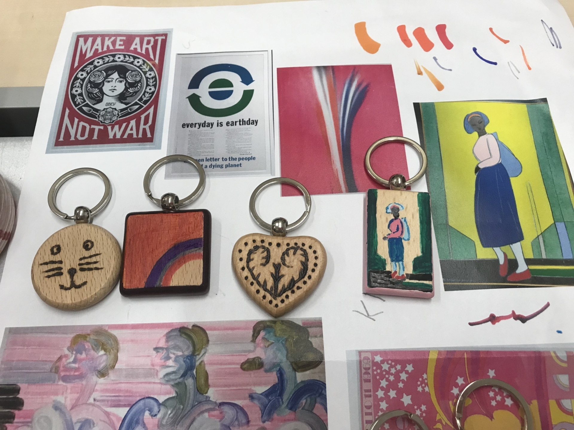 オリジナル木製キーホルダーをつくろう - 軽井沢ニューアートミュージアム